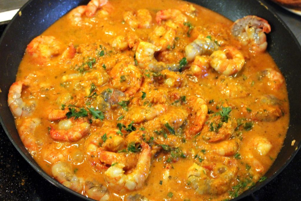 Crevetten Cocnut Masala